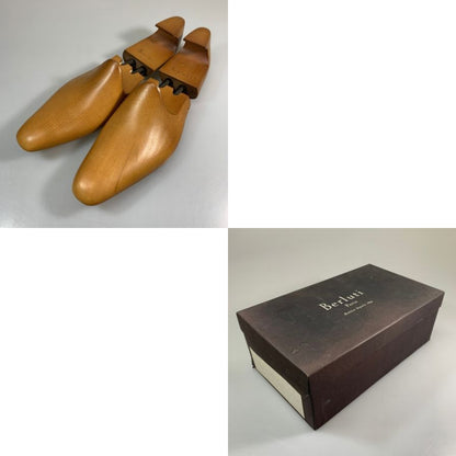 ベルルッティ カーフレザー シングルモンクストラップ ビジネスシューズ メンズ サイズ6.5 ブラウン Berluti 約25.0cm【AFD3】