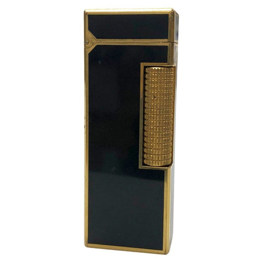 ダンヒル ライター ローラー ブラック ゴールド 不動品 dunhill