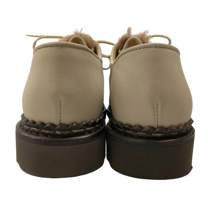 パラブーツ チロリアンシューズ 130471 ミカエル ラパン ファー サイズUK4 レディース ベージュ系 Paraboot MICHAEL LAPIN  約23.0cm【LA】【中古】