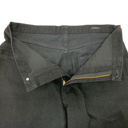 コモリ 25AW ブラックデニム テーパードパンツ ブラック メンズ サイズ2 C03-03005 COMOLI 【AFB10】