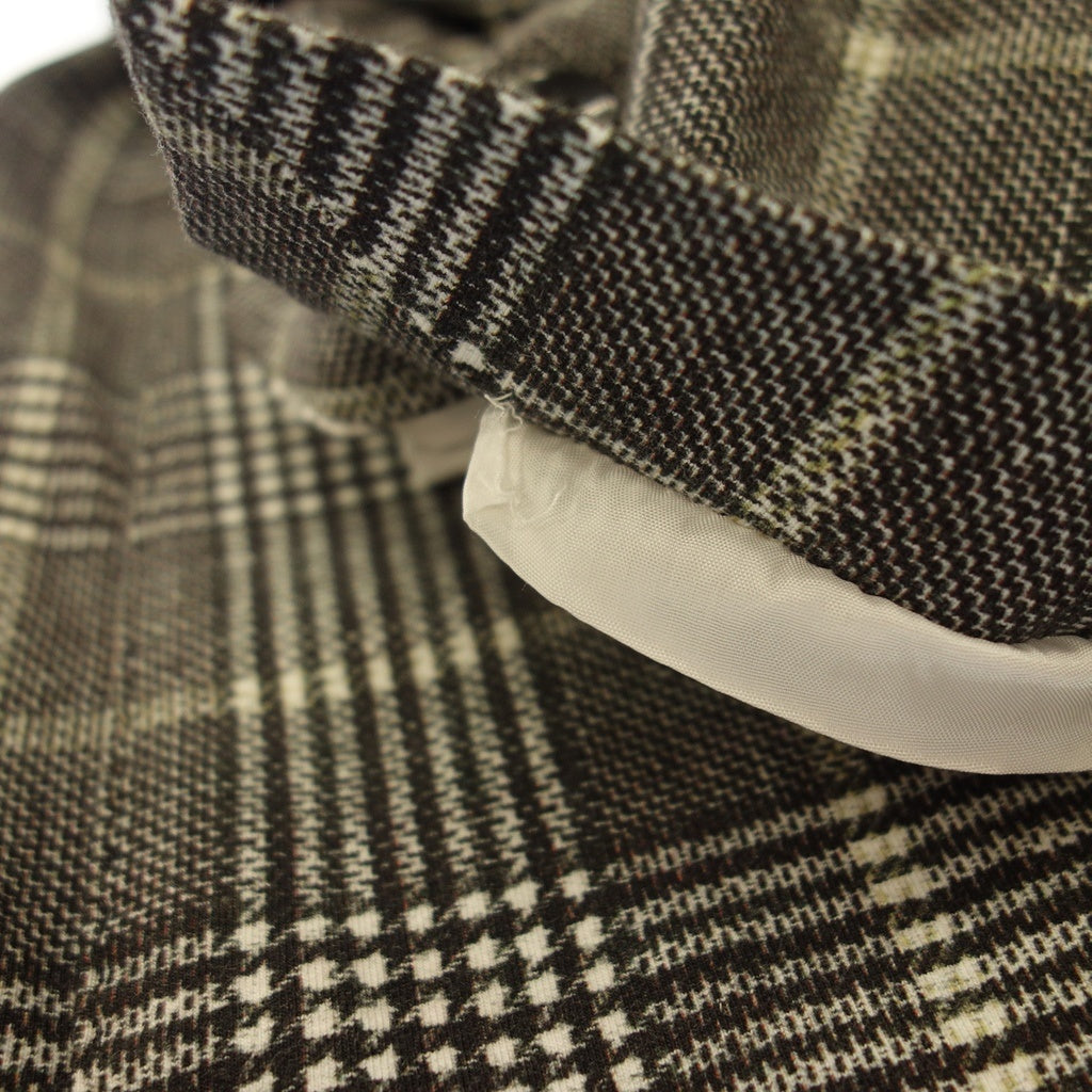 Good Condition◆CIRCOLO Jersey Jacket 1901 Plaid Pattern Men's Gray Size 48 CIRCOLO [AFB40] 