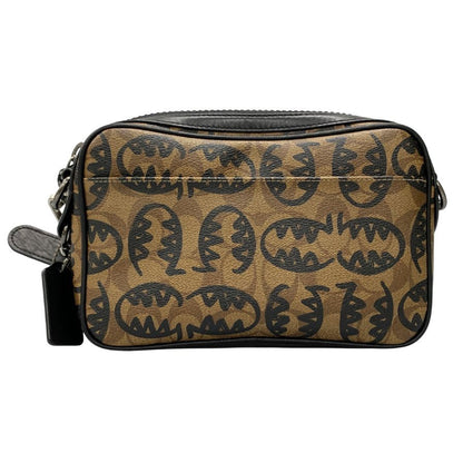 コーチ×ガンユー ショルダーバッグ 2526 レザー ジップ ユニセックス ブラウン COACH guang yu【AFE6】