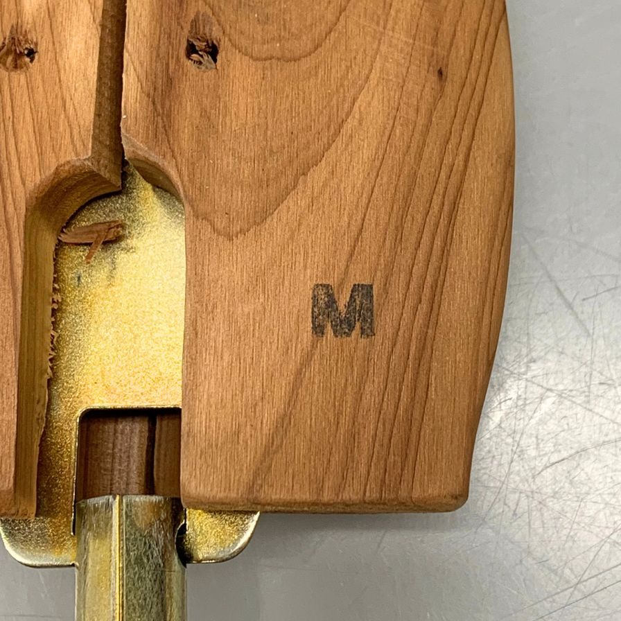 KTルイストン シューツリー シューキーパー 木製 MADE IN USA メンズ サイズM ブラウン K.T.LEWISTON 約24.0cm【AFC3】