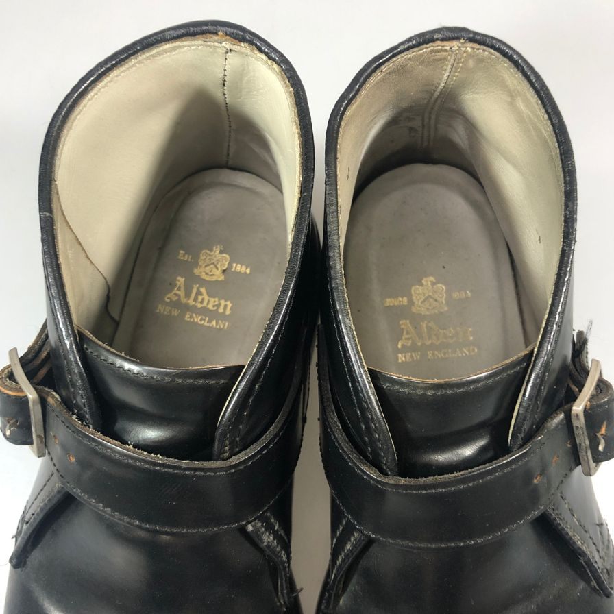 オールデン 91810Y ジョージブーツ コードバン メンズ ブラック 7 Alden ブーツ 約25.0cm【LA】【中古】