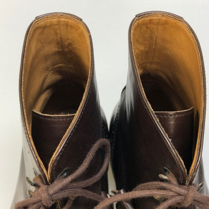 アントニオパオーネ レザーブーツ ブラウン サイズUK6.5 Antonio Paone 約25.5cm【AFD5】
