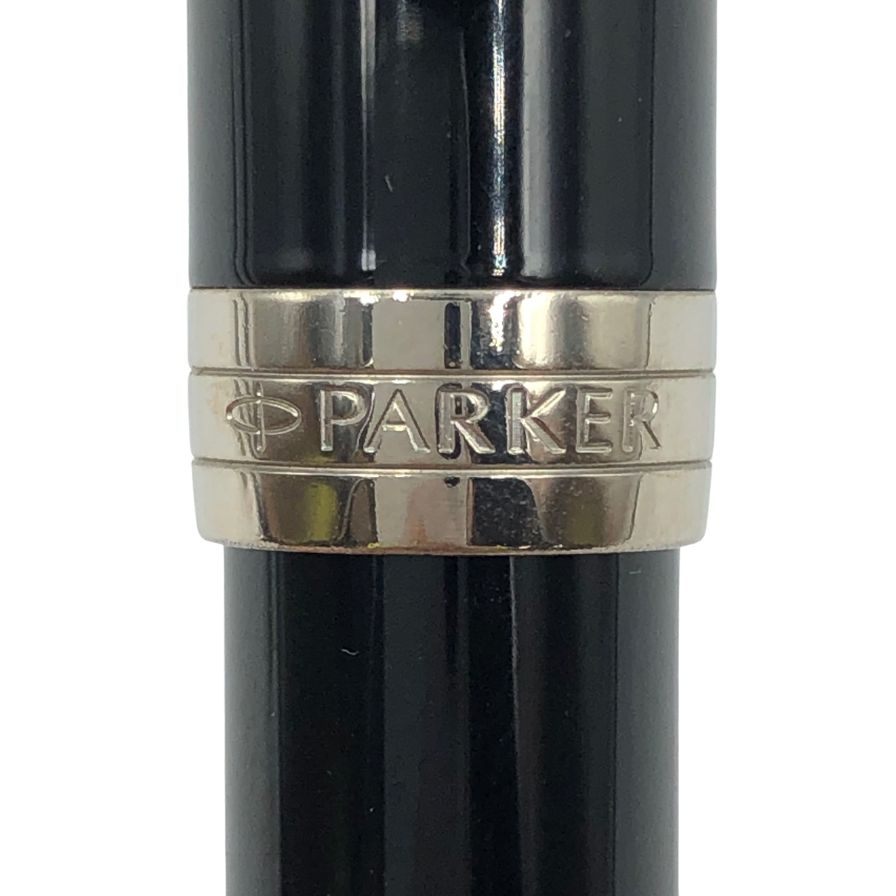 パーカー 万年筆 ソネット ペン先18K-750 ブラック シルバー PARKER SONNET【AFI5】