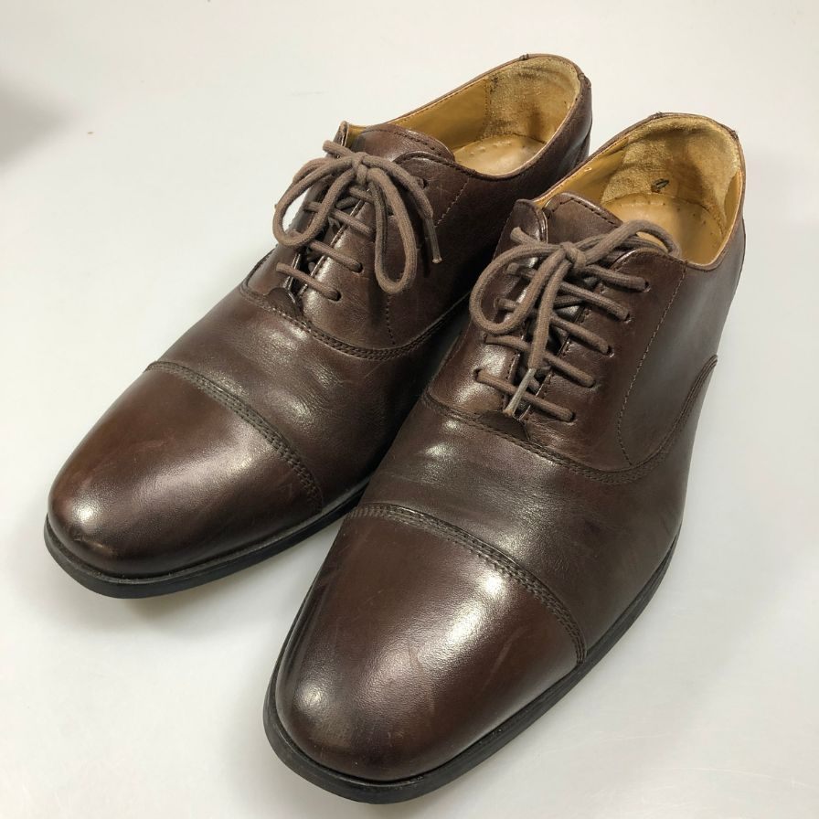コールハーン レザーシューズ ストレートチップ C11975 メンズ ダークブラウン サイズ7 COLE HAAN 約25.0cm【AFD15】