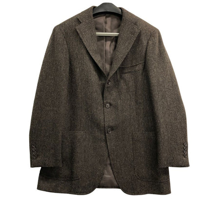 極美品◆リングヂャケット ウール 3B テーラードジャケット メンズ サイズ44 ブラウン RING JACKET 【AFB8】
