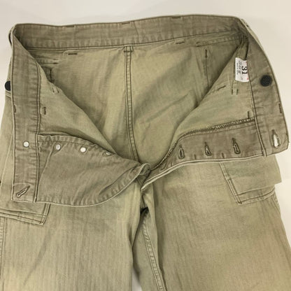 ウェアハウス コットン LOT1098 トラウザーズ  カーゴパンツ カーキ メンズ サイズ31 warehouse 【AFB14】