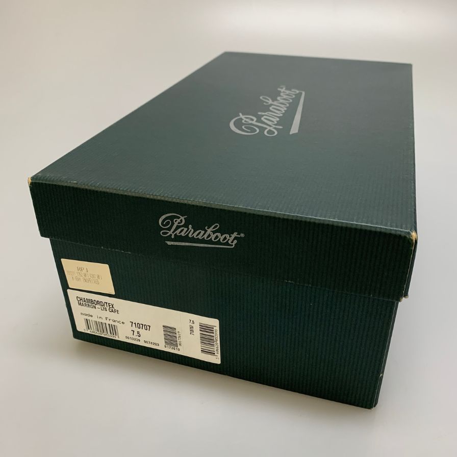 パラブーツ シャンボード カフェ リスレザー サイズUK7.5 メンズ ブラウン Paraboot CHAMBORD ビジネスシューズ 約26.0cm【LA】【中古】