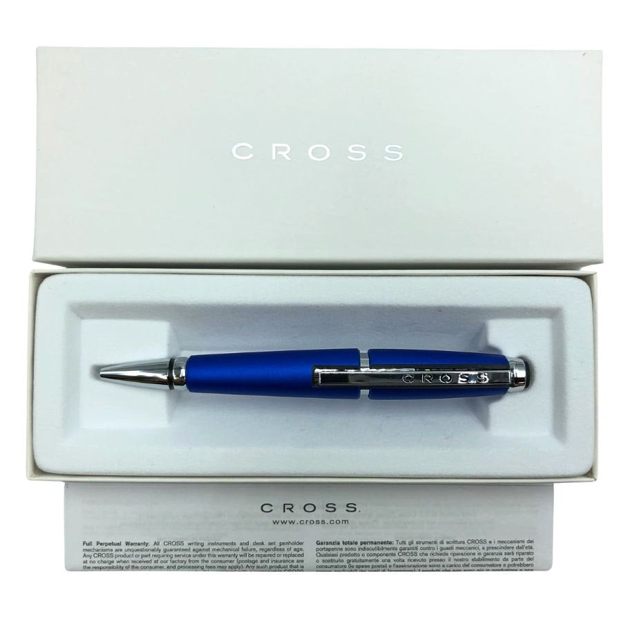 クロス ボールペン エッジ ニトロブルー シルバー CROSS【AFB54】