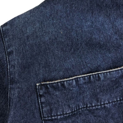 美品◆パパス アイランド デニム カバーオール メンズ M インディゴ D0414FJM02 PAPAS ISLAND 【AFB3】