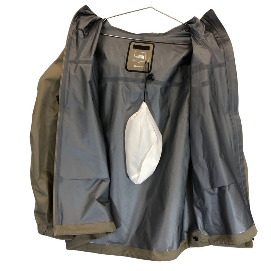 極美品◆ザノースフェイス クライムライトジャケット ゴアテックス マウンテンパーカー NPW12501 レディース サイズXL ベージュ THE NORTH FACE 【AFA13】