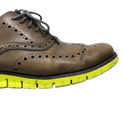コールハーン レザースニーカー ゼログランド メンズ サイズ9.5 ブラウン C22061 COLE HAAN  zerogrand 約28.0cm【AFC45】