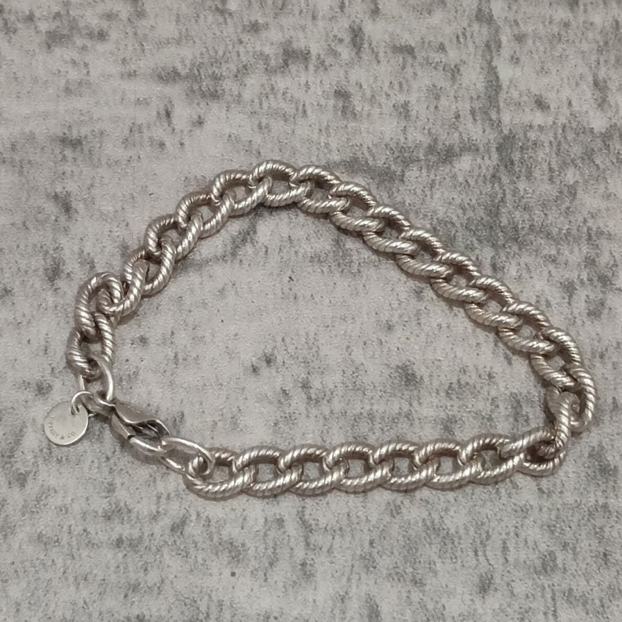 ティファニー ブレスレット ツイストロープ SV925 メンズ Tiffany&Co.