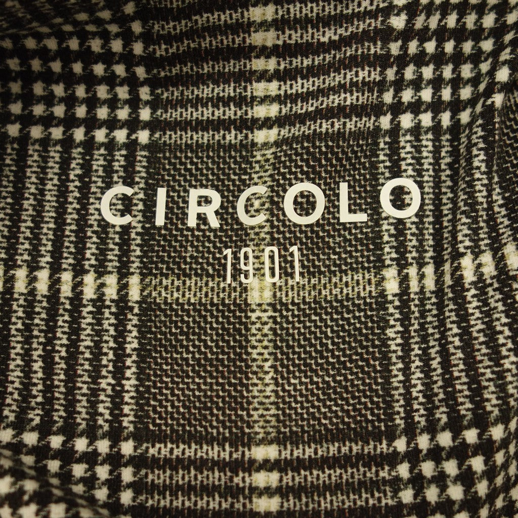 Good Condition◆CIRCOLO Jersey Jacket 1901 Plaid Pattern Men's Gray Size 48 CIRCOLO [AFB40] 