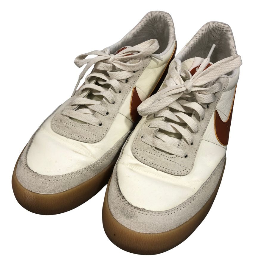 ナイキ キルショット 2 レザー 432997-127 メンズ サイズ27cm ホワイト×ブラウン NIKE KILL SHOT 2 LEATHER 約27.0cm【AFC8】
