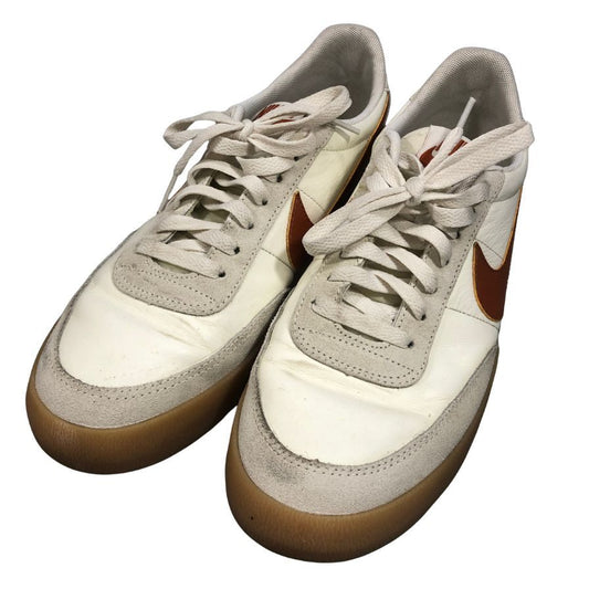 ナイキ キルショット 2 レザー 432997-127 メンズ サイズ27cm ホワイト×ブラウン NIKE KILL SHOT 2 LEATHER 約27.0cm【AFC8】