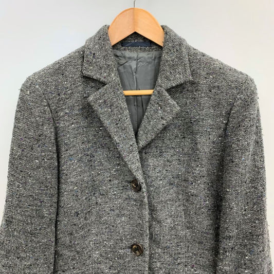 中古◆バーバリー ジャケット コート レディース グレー サイズ40  BURBERRY 【AFB18】