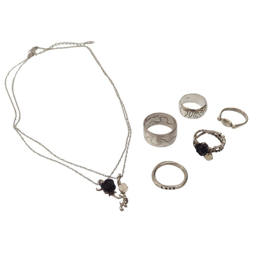 Used ◆ Collection of 6 silver accessories such as Tiffany &amp; Moschino Tiffany &amp; Co. [AFI15] 