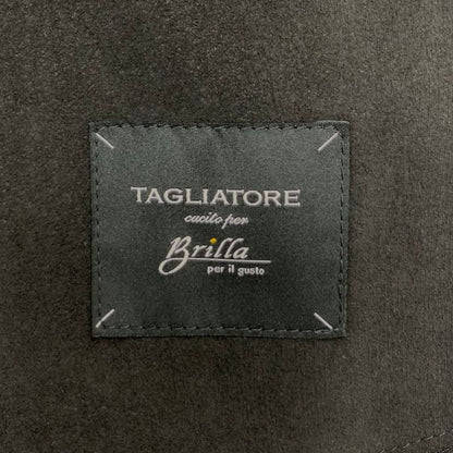 タリアトーレ テーラードジャケット 2B ブリッラペルイルグスト別注 サイドベンツ リネン ブラック メンズ サイズ48/R G-DAKAR22K TAGLIATORE Brilla per il gusto【LA】