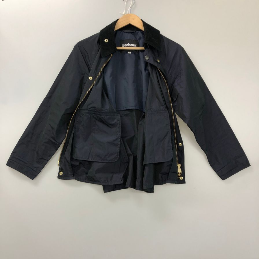 美品◆バブアー ジャケット エディフィス別注 トランスポート ジャケット メンズ ネイビー系 サイズ34 Barbour EDIFICE TRANSPORT 【AFB32】