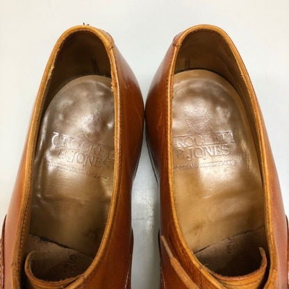 クロケット＆ジョーンズ エッジウェア 5247 X26993 メンズ サイズ 6ハーフ ブラウン CROCKETT&JONES EDGWARE ビジネスシューズ 約25.0cm【LA】【中古】