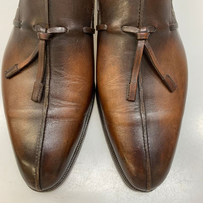 ベルルッティ ローファー レザーシューズ タッセル メンズ サイズ6.5 ブラウン系 BERLUTI ローファー 約25.5cm【LA】【中古】