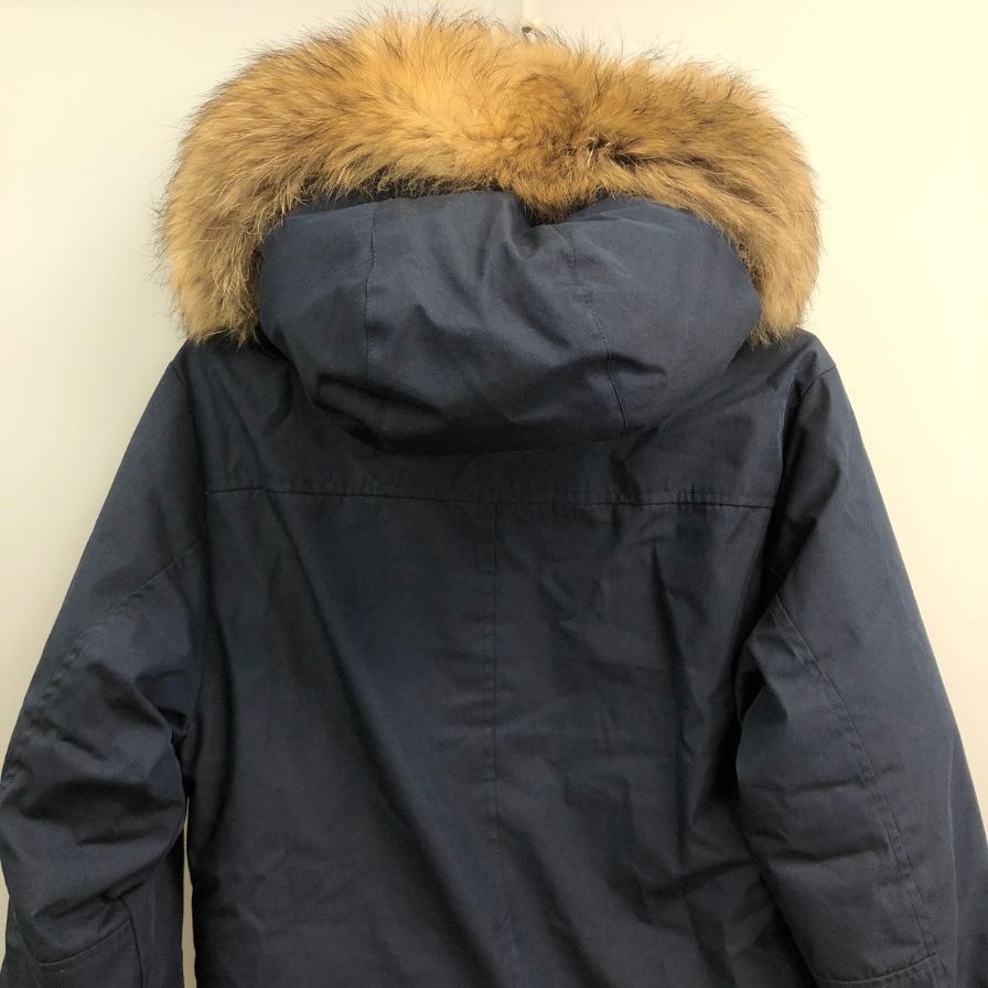 中古◆ピレネックス ダウンジャケット ANNECY FUR ネイビー メンズ サイズJP XS  PYRENEX 【AFA2】