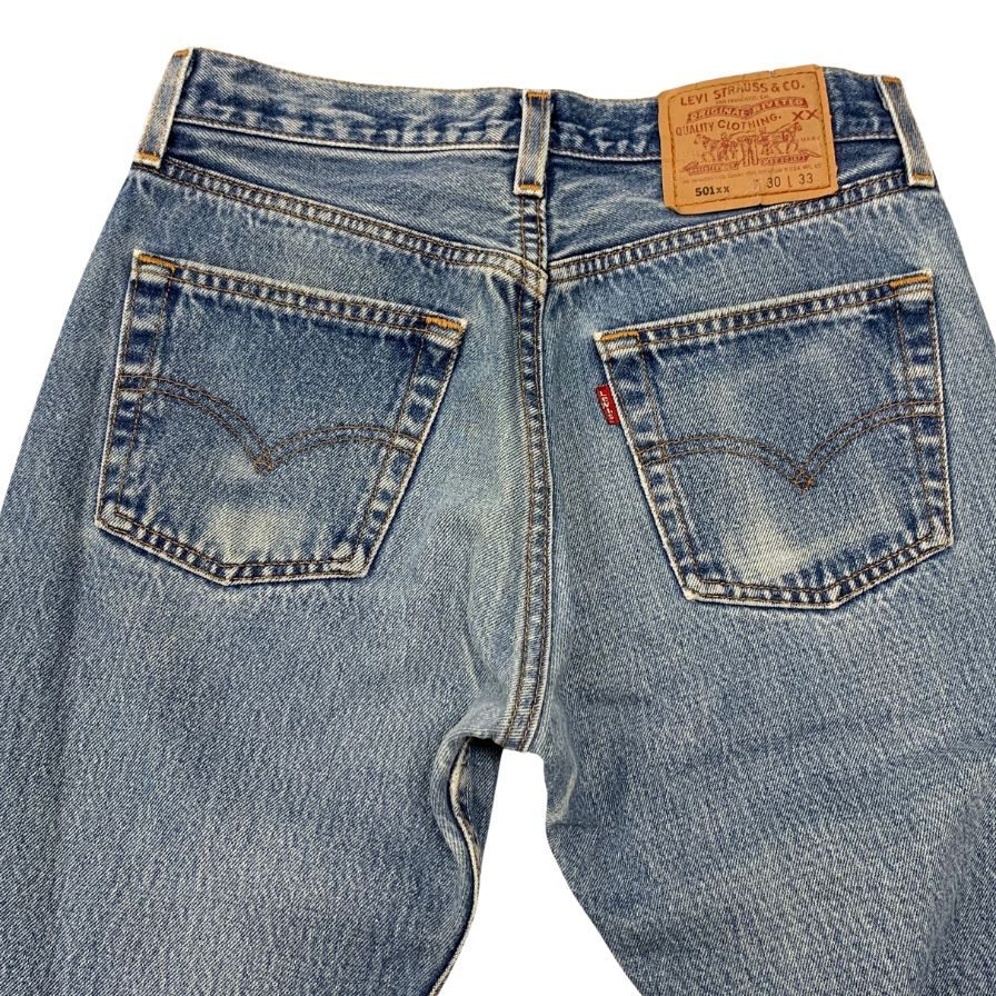 リーバイス デニム 501XX 90S ボタン裏241 USA製 インディゴ メンズ サイズW30L33 LEVI’S 【AFB17】