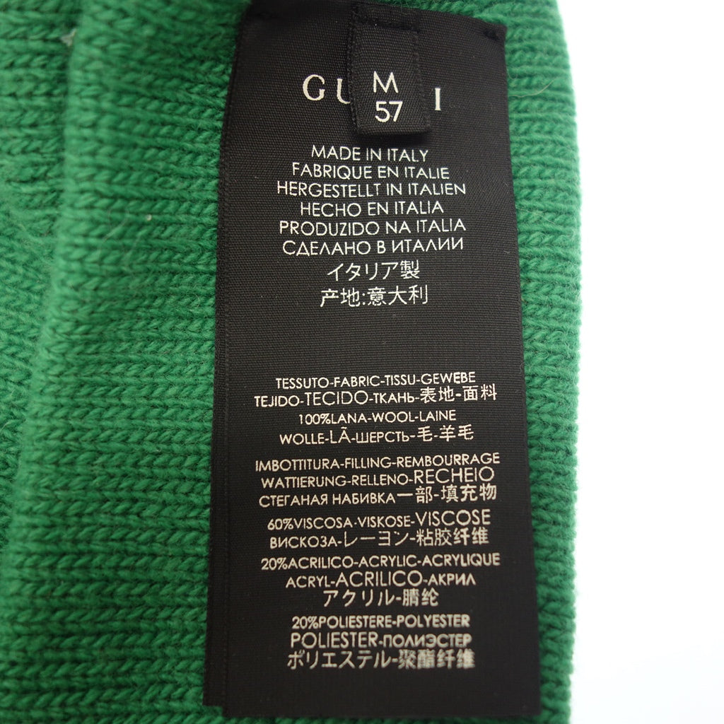 美品◆グッチ GGインターロッキング ウール ヘアバンド サイズM トリコロールカラー 箱付き GUCCI【AFI1】