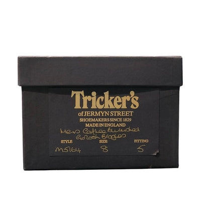 トリッカーズ レザーシューズ ロングウイングチップ M5164 ブラウン メンズ サイズ8 Tricker’s ビジネスシューズ 約25.5cm【LA】【中古】