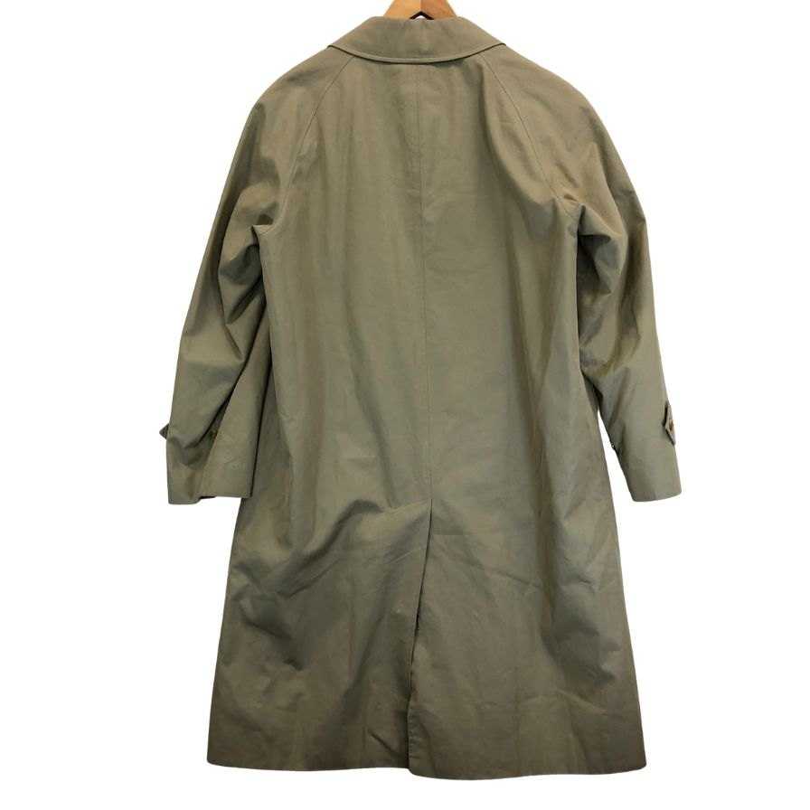 美品◆バーバリー バルカラーコート 80S ライナー付き イングランド製 ベージュ メンズ サイズ表記なし Burberry 【AFA16】