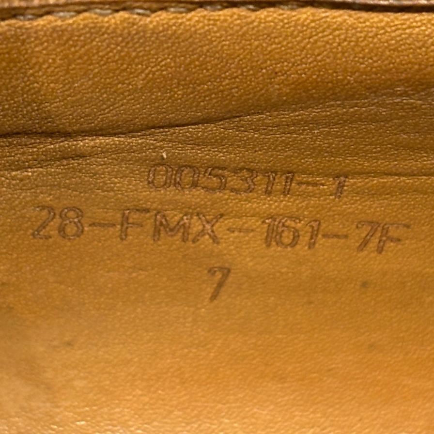 ジェイエムウエストン レザーシューズ ローファー 161 スエード メントン ベージュ メンズ サイズUK7 J.M.WESTON ローファー 約25.5cm【LA】【中古】