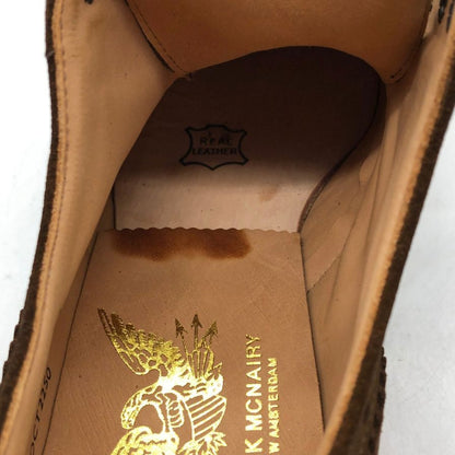 マーク マクナイリー ウィングチップ スウェード  ブラウン サイズ6 MARK MCNAIRY 約25.0cm【AFD9-2】