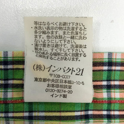 美品◆ラルフローレン ボタンダウンシャツ 90S オールド チェック メンズ サイズM Ralph Lauren 【AFB39】