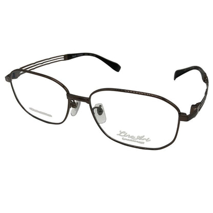 ラインアート シャルマン メガネ フレーム XL1857 LB 55□16-150 チタン ブラック系 LineArt CHARMANT【AFI15】