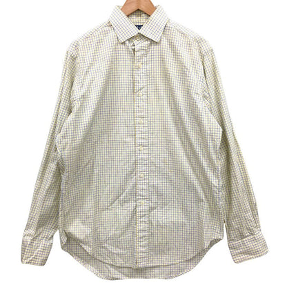 ポロ ラルフローレン チェックシャツ ホワイト系 メンズ サイズ15.5 POLO by RALPH LAUREN【LA】