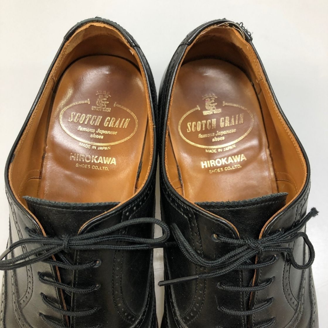 スコッチグレイン 0985 メンズ サイズ 25ハーフ ブラック SCOTCH GRAIN 約25.5cm【LA】