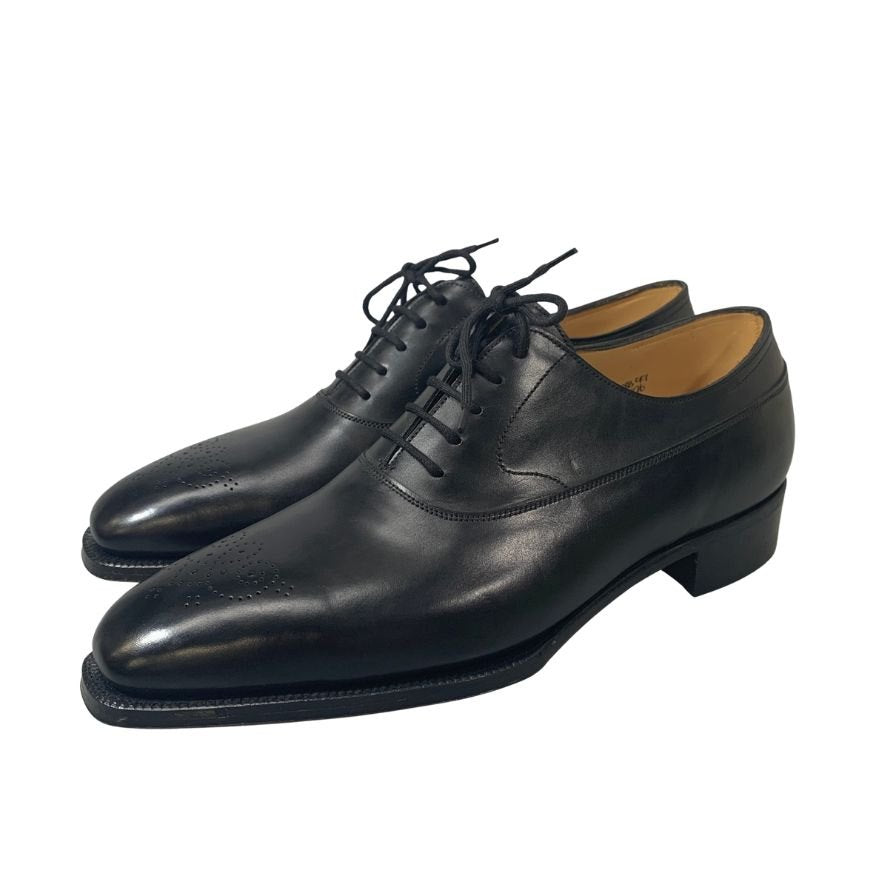 ジョンロブ レザーシューズ プレーントゥ イヤーモデル 1999 サイズ7E ブラック JOHN LOBB ビジネスシューズ 約25.5cm【LA】【中古】