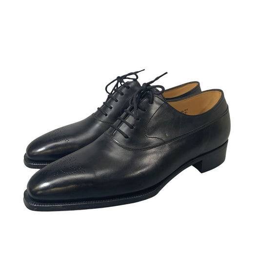 ジョンロブ レザーシューズ プレーントゥ イヤーモデル 1999 サイズ7E ブラック JOHN LOBB ビジネスシューズ 約25.5cm【LA】【中古】