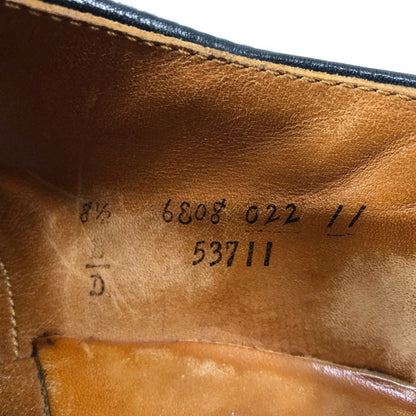 オールデン レザーシューズ 53711 プレーントゥ カーフ ミリタリーラスト ブラック サイズ US8.5D ALDEN 約26.5cm【AFC43】