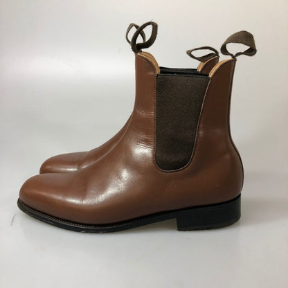 ジェイエムウエストン チェルシー ブーツ サイドゴア タンブラウン ボックスカーフ  メンズ サイズUK 7.5D J.M.WESTON ブーツ 約25.5cm【LA】【中古】