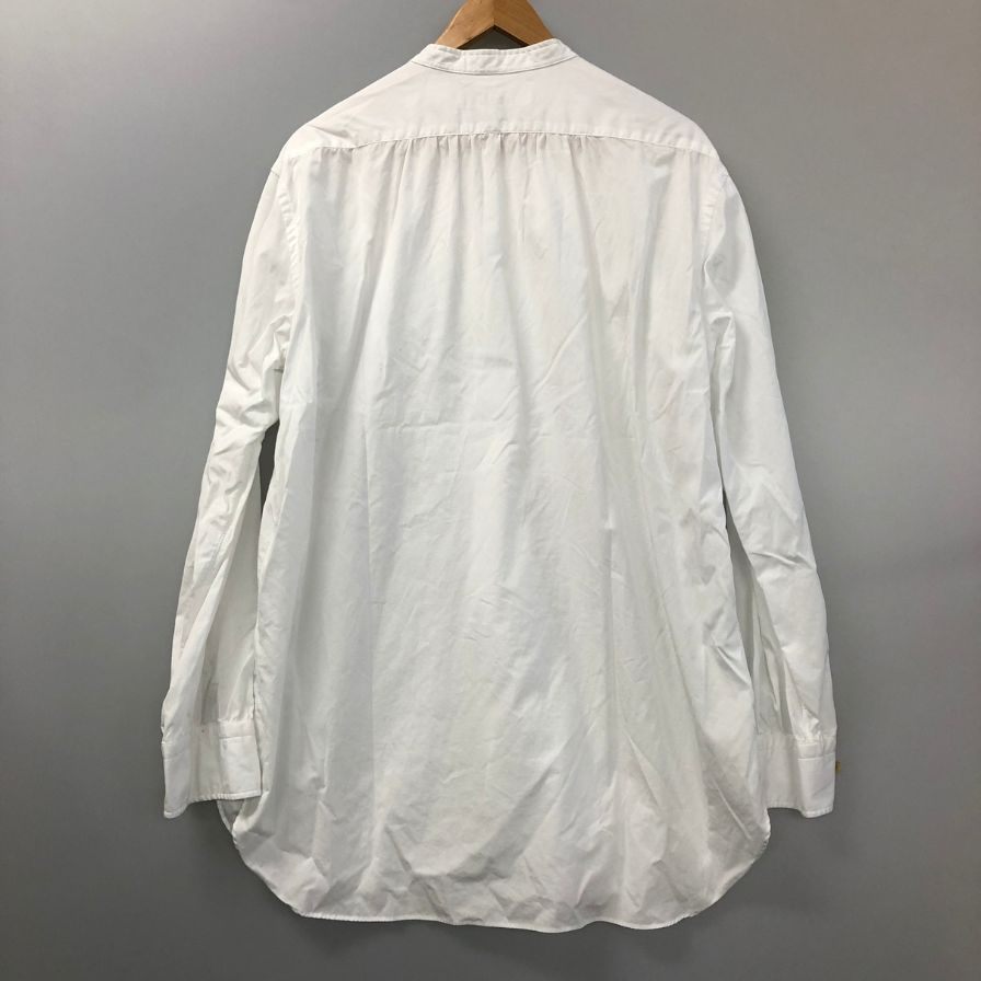中古◆トキアリ TOKIARI バンドカラー 長袖シャツ 日本製 メンズ 2 ホワイト 時在服飾設計 【AFB20】