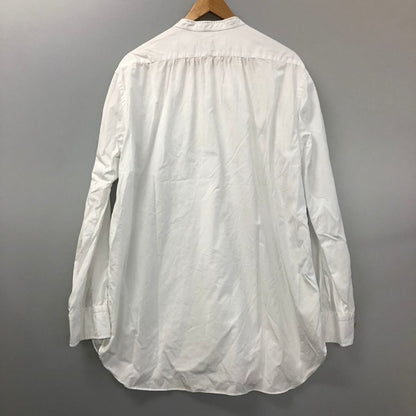 中古◆トキアリ TOKIARI バンドカラー 長袖シャツ 日本製 メンズ 2 ホワイト 時在服飾設計 【AFB20】