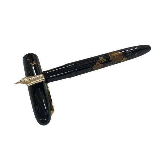 パイロット 万年筆 FK-5MP-SKU-M 蒔絵万年筆 国光会 桜 14K-585 M字 ブラック PILOT【AFI17】