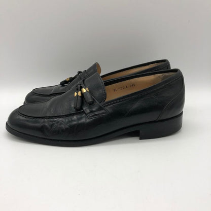 イヴサンローラン タッセルローファー ガラスレザー SL-224 メンズ ブラック サイズ24.5cm Yves Saint Laurent 約24.5cm【PTM】