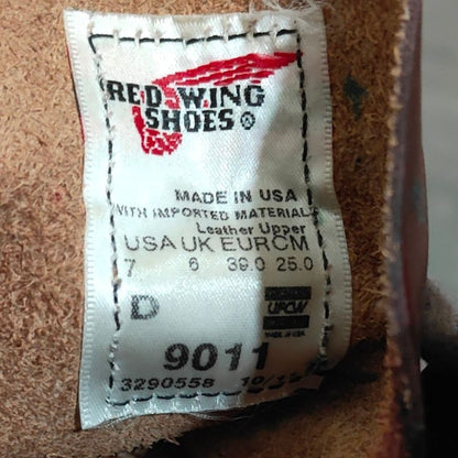 レッドウイング ブーツ 9011 ベックマン ブラックチェリー サイズUS7D REDWING ブーツ 約25.0cm【LA】【中古】