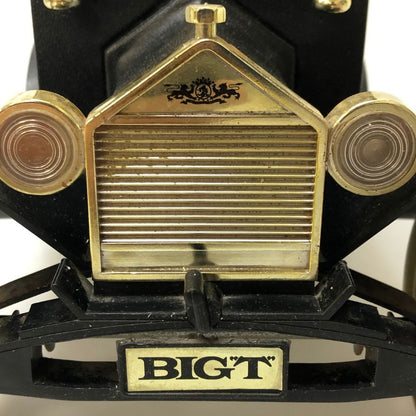【レトロ】ビッグ T ウイスキーボトル ディスプレイ クラシックカー ボトル＆グラス無 BIG T【AFI28】【中古】