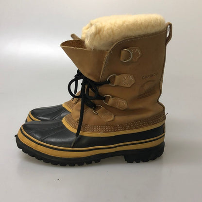 ソレル  スノーブーツ レザー カリブー ライトブラウン メンズ サイズUK7 SOREL 約25.0cm【AFC47】